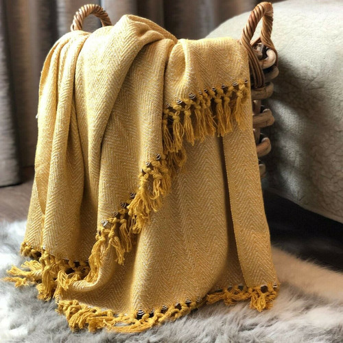 Ochre Throw Novielo London