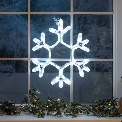 LED Snowflake Window Light Novielo London