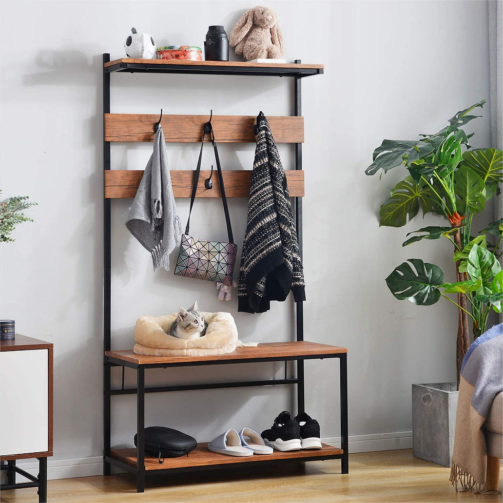 Free Standing Coat & Shoe Rack Novielo London