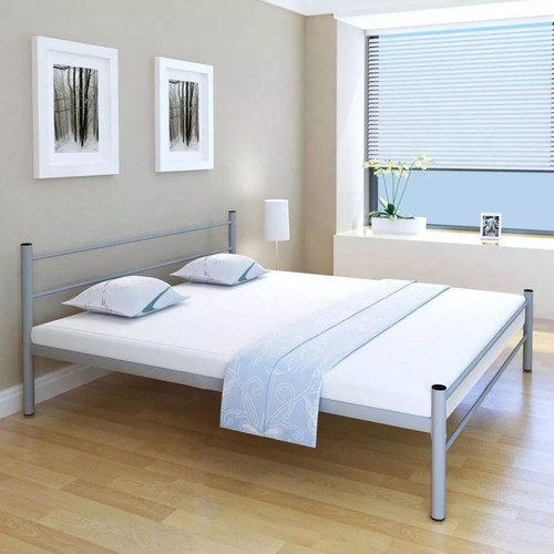 Super King Grey Bed Frame Novielo London