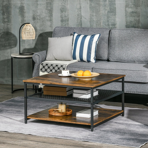 Rustic Square Coffee Table | Novielo London