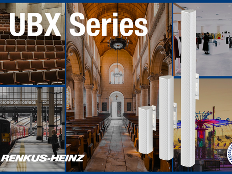Conoce UBX de Renkus-Heinz, tecnología de dirección en columnas pasivas