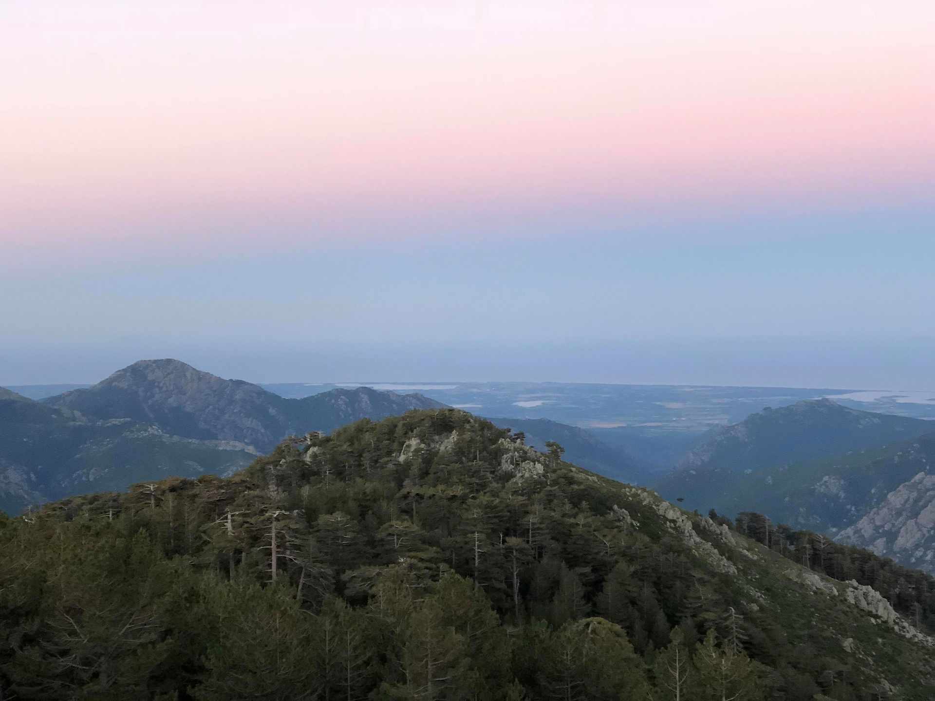 Couché de soleil vue mer