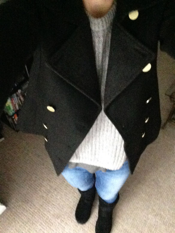 A Pea Coat in Spring