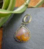 Sterling silver rope-twist bezel and hand-stamped .925 maker's mark, Southwest artisan jewelry
