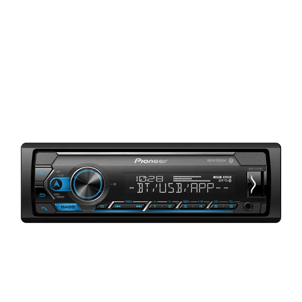 Pioneer 6.8" Single-DIN Digital Media Receiver | Bluetooth Alexa 13-Band EQ