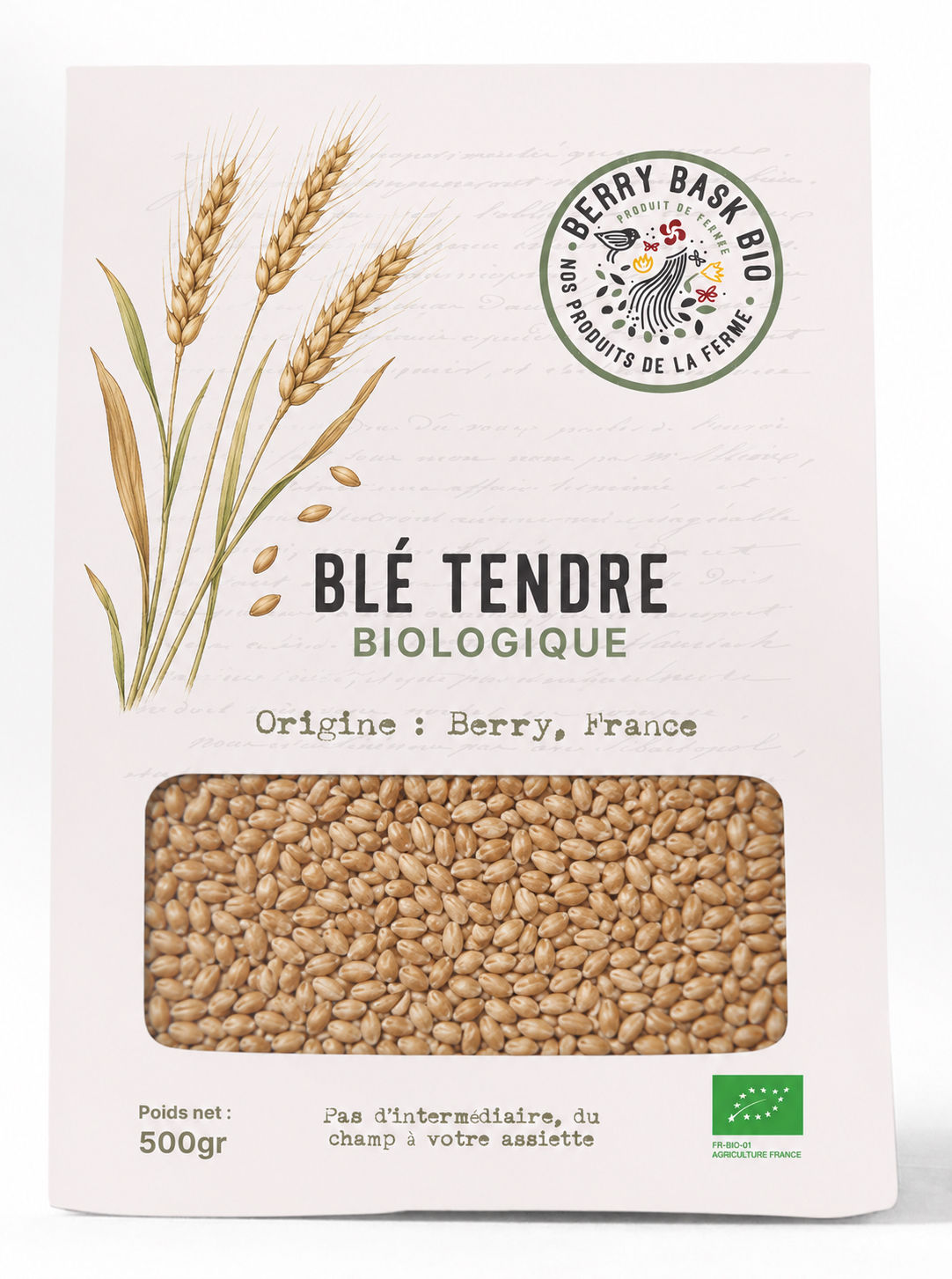 Blé tendre bio