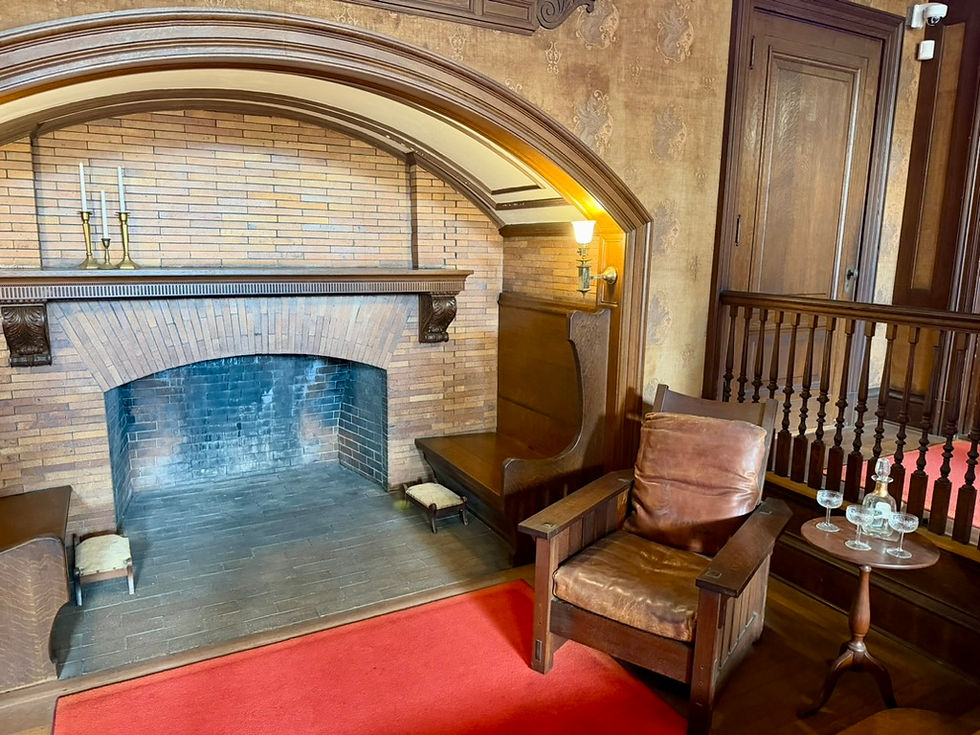 Sunken Alcove Greeting Area at Plum Orchard