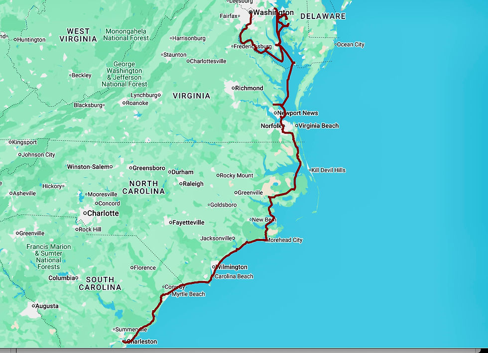 Our April from Charleston to Washington with Chesapeake Bay Explorations