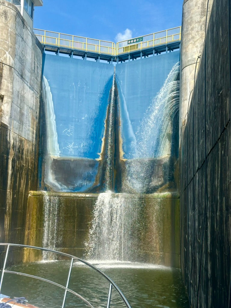 A Sixty Foot Lift in a Flight of Two Locks