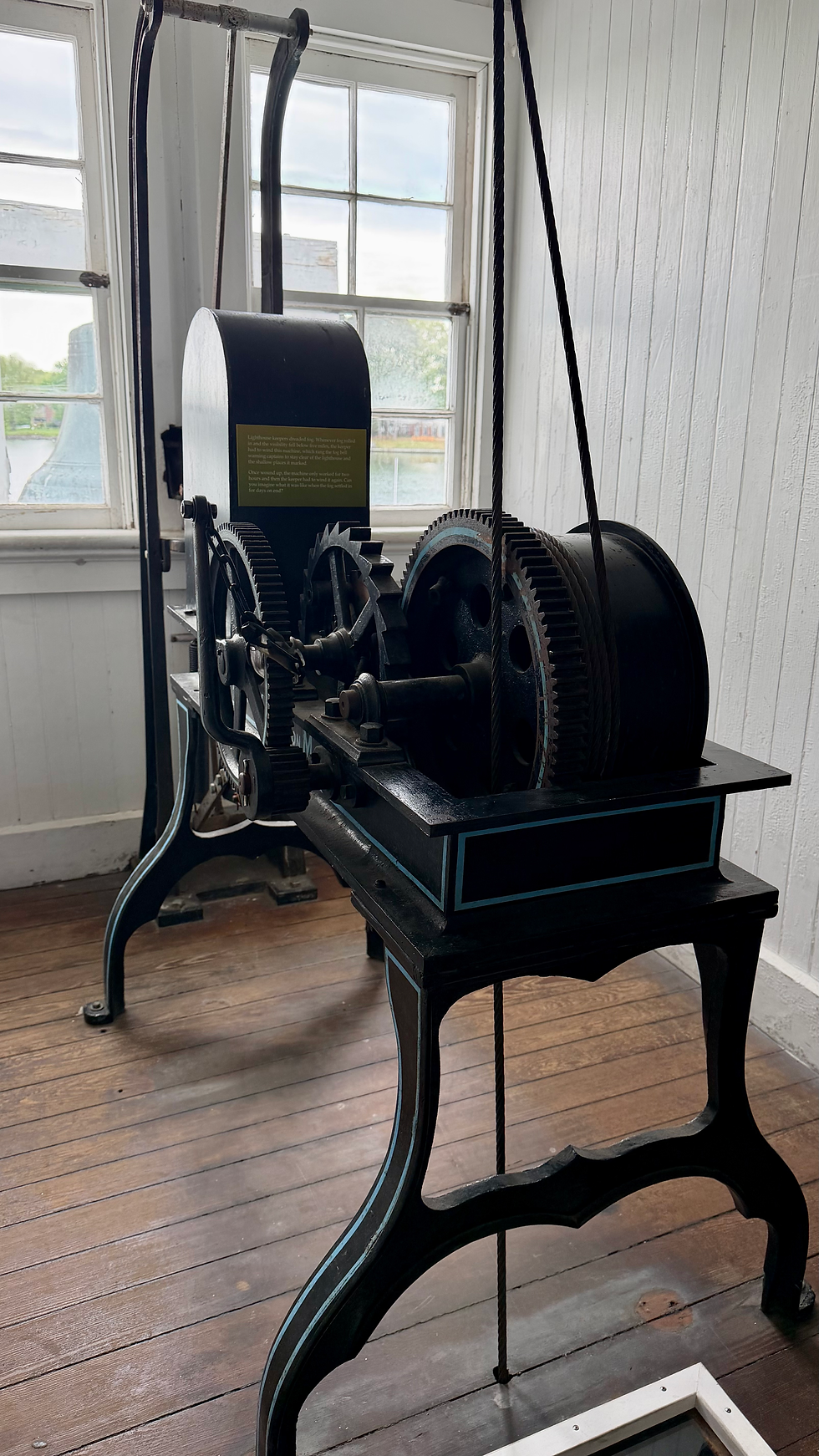 Fog Bell Striker With Bell Outside