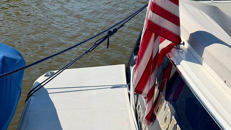 Line with Trucker's Hitch Holding up the Freedom Lift