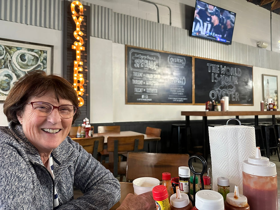Delicious Oysters Bring a Big Smile to the Admiral