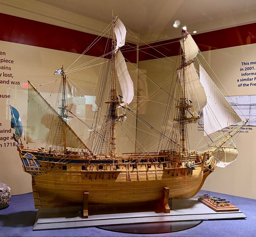 Model of the Queen Anne's Revenge