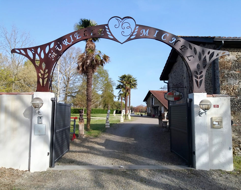 Dessus de portail PRESTIGE avec ouverture articulée