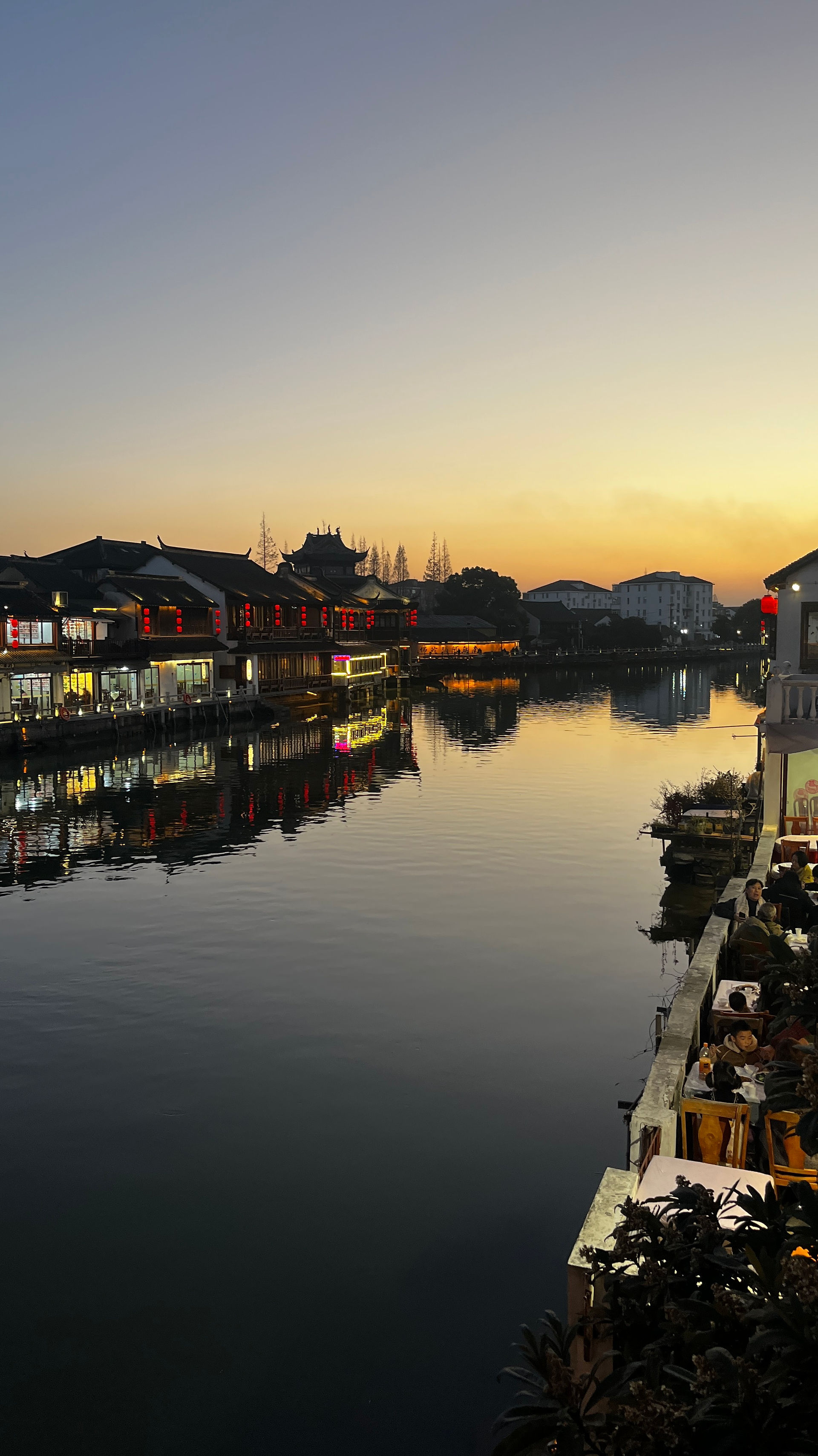Aesthetic water town in China