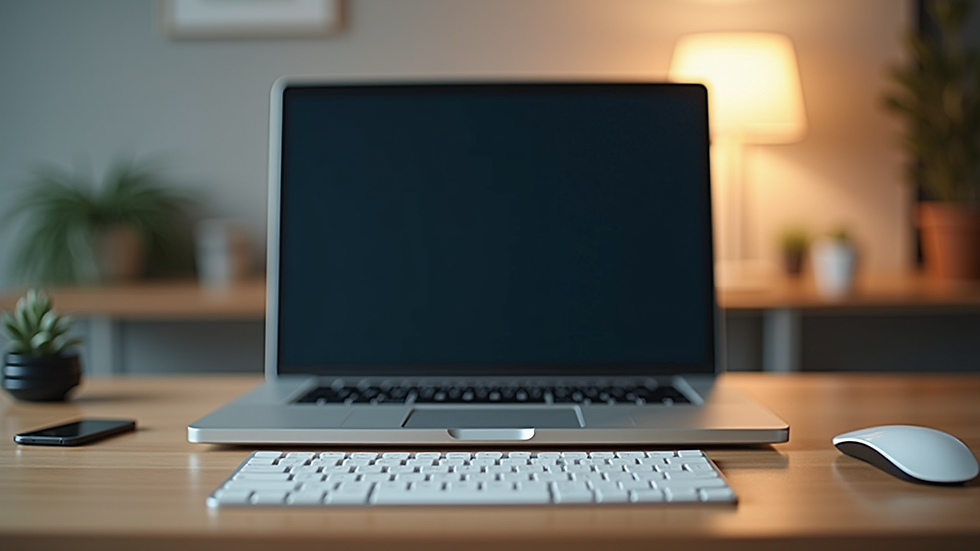 Vista frontale di un computer portatile con piattaforma educativa online aperta