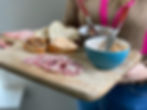 Salade voor op toast