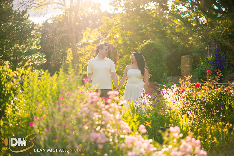 Cross Estate Gardens Engagement | Jianna & Tom