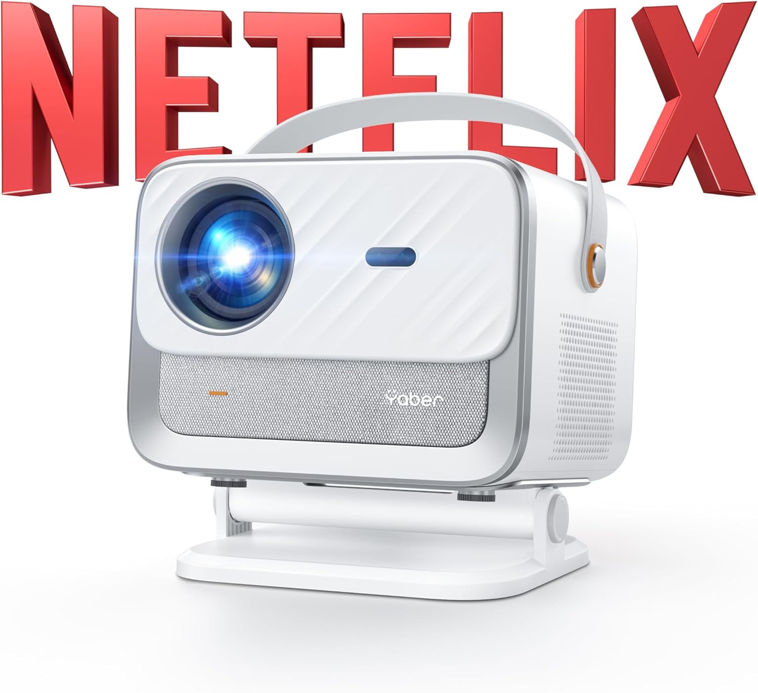 YABER Smart Projector 1080P - WiFi6 and Bluetooth 5.2 Netflix Licensed Auto Foc