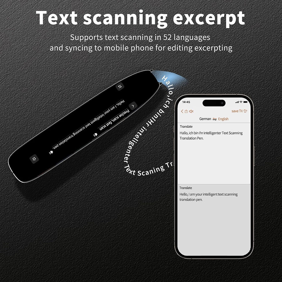 Miniatura: Translation Pen,Assistive Reading Pen for Dyslexia,142 Language Translator Pen,