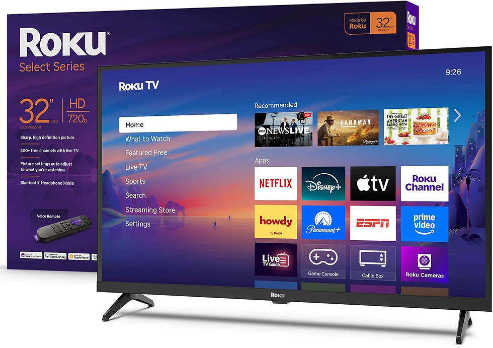 Miniatura: Roku Smart TV 2025 – 24-Inch Select Series, 720p HD TV – Roku TV with Voice