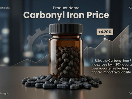 Carbonyl Iron Price Trends: Regional Market Analysis, Forecast and Industry Outlook