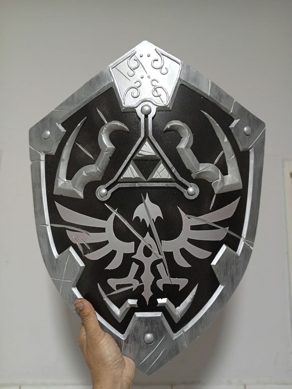 Miniatura: Escudo Zelda DARK Hylian Shield - artesanal