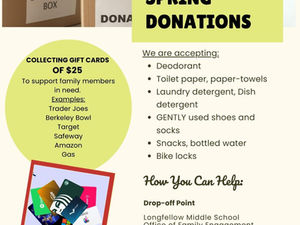 Day of Service and Learning - Toiletries Donations