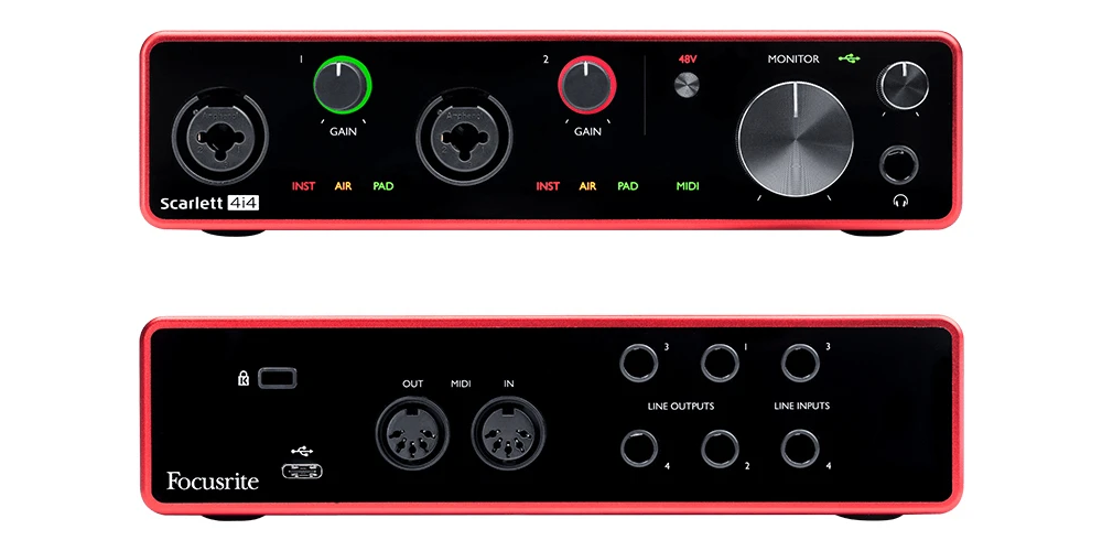 Carte d'acquisition Audio USB - Focusrite Scarlett 4i4