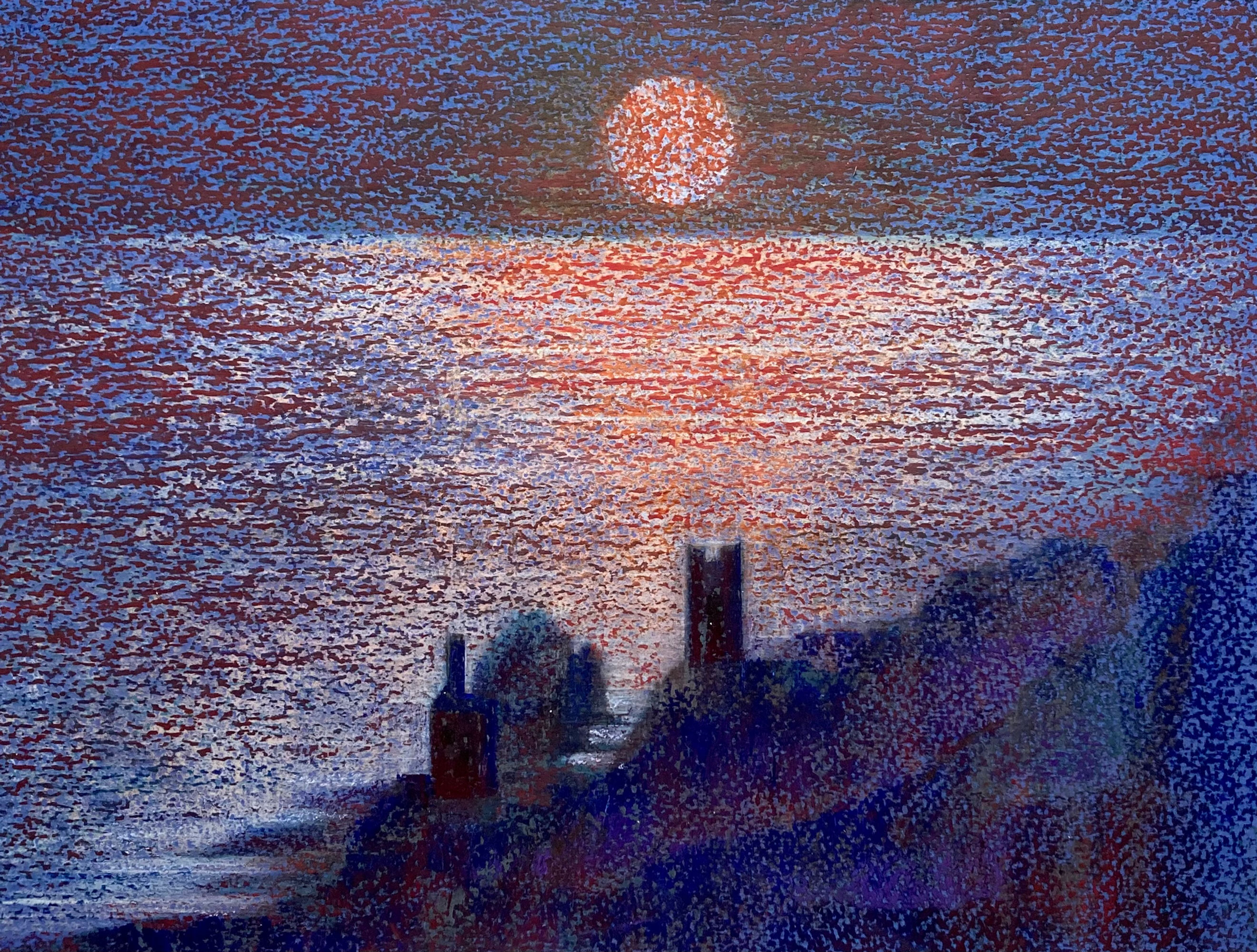Moonrise at Botallack, West Cornwall IV