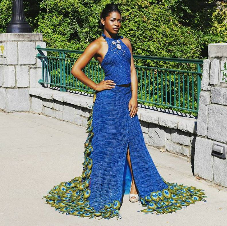 Thumbnail: Peacock Gown.