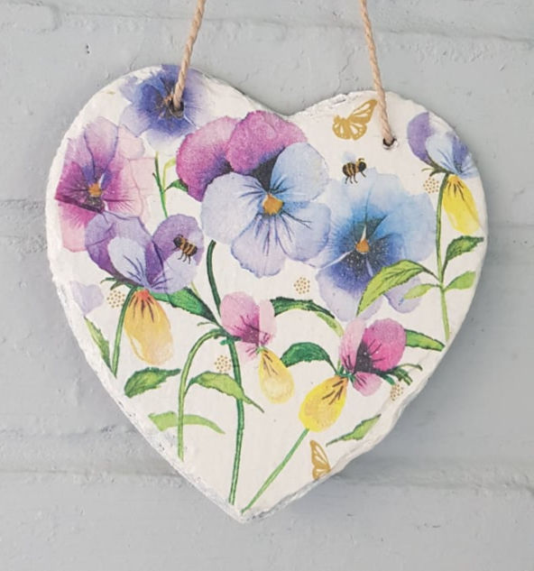 Silk painting workshop: Artist paints pink fuschias on a suncatcher