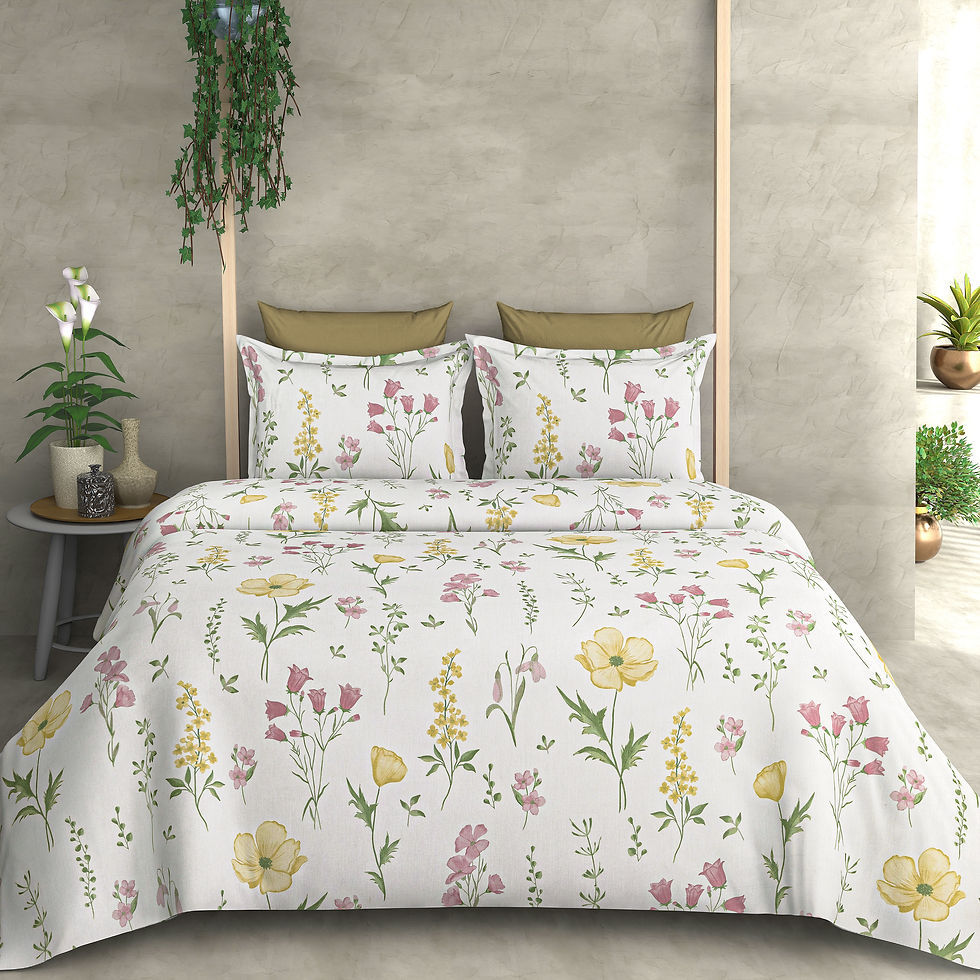 Thumbnail: Glace Cotton Bedsheet (Size: 90" x 108")
