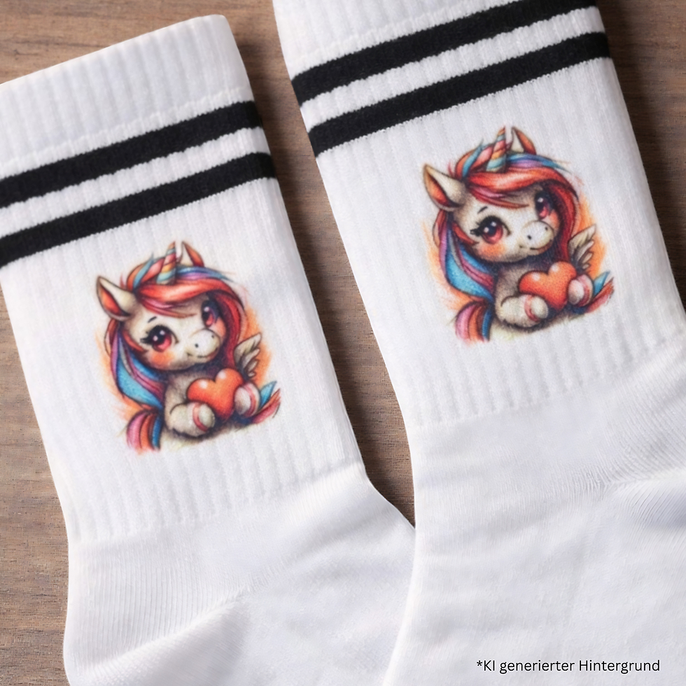 Einhorn Socken