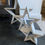 Thumbnail: Grey Mantelpiece Stars - Set of 3 