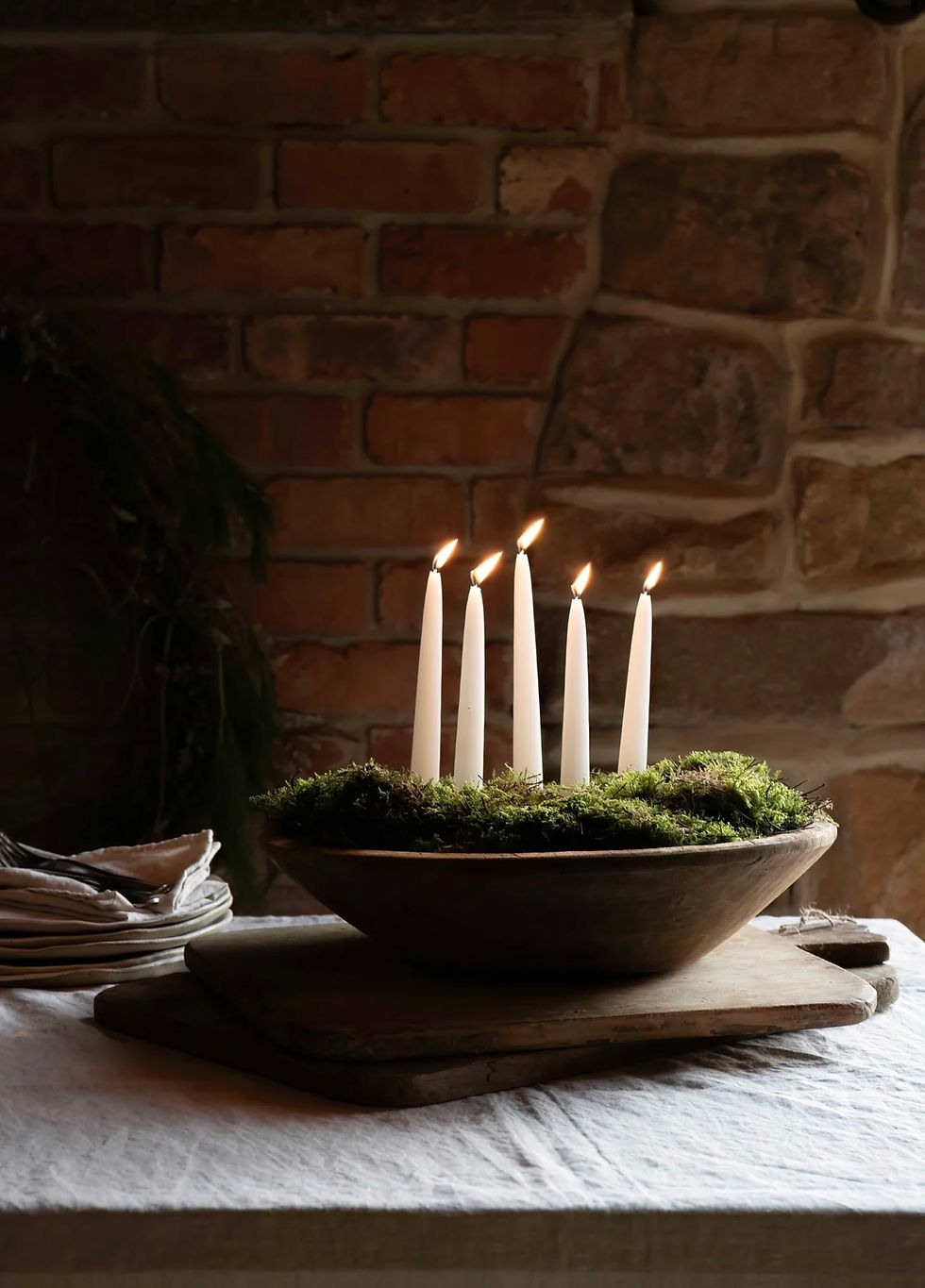 Thumbnail: Antique dough bowl