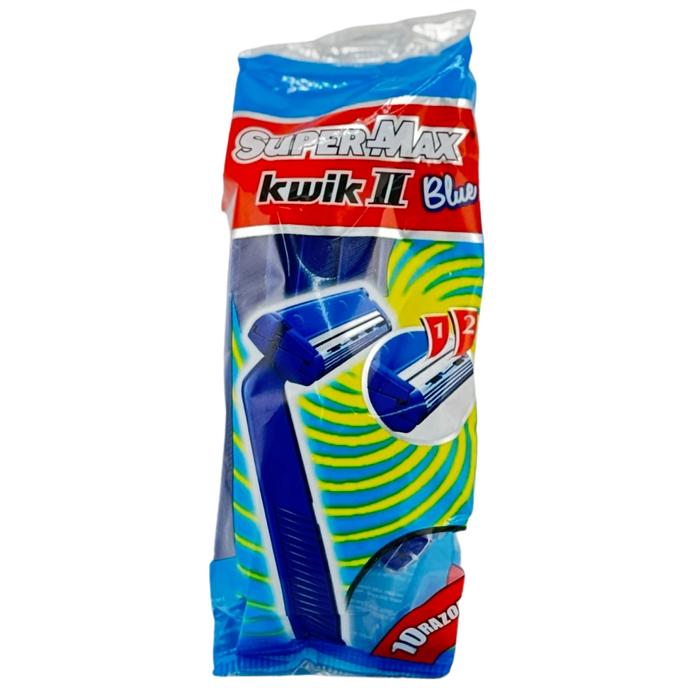 Thumbnail: SUPER MAX TWIN RAZORS BLADE 10CT