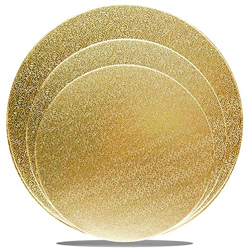 Gold Masonite Round Boards Home Baking Supplies
