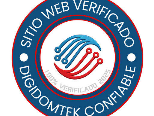 Logotipo oficial del Sello Verificado RD: símbolo de confianza digital para negocios en República Dominicana