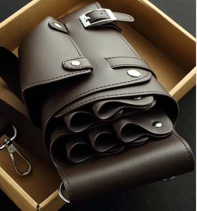 Miniatura: Portable Del Cuero Artificial Del Pelo Scissor  IMPORTADOBag Holder