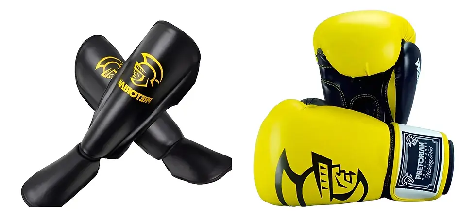 Miniatura: Paquete: Espinilleras+ Guantes Pretorian