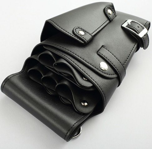 Miniatura: Portable Del Cuero Artificial Del Pelo Scissor  IMPORTADOBag Holder