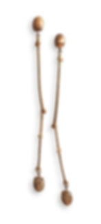 Carrob_seeds_long_earrings_rose_gold_bro