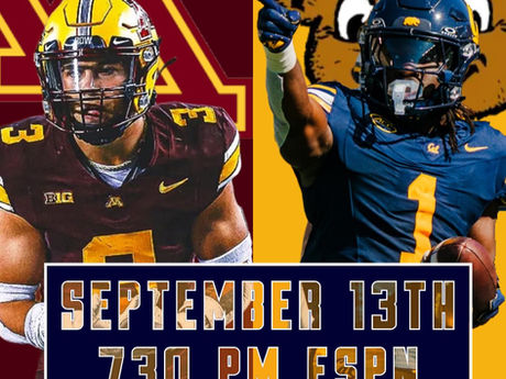Minnesota Golden Gophers (2-0) travel to California Golden Bears (2-0)... Big Ten GAME OF THE WEEK! #RowTheBoat