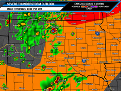 Stormy 4th of July Expected
