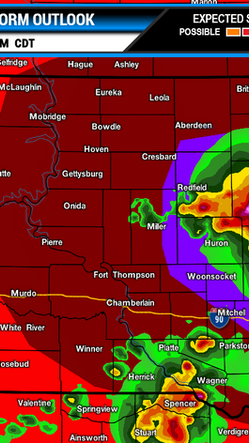 Severe and Dangerous Storms Likely