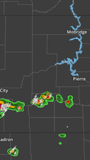 Southwest SD Sees Large Hail