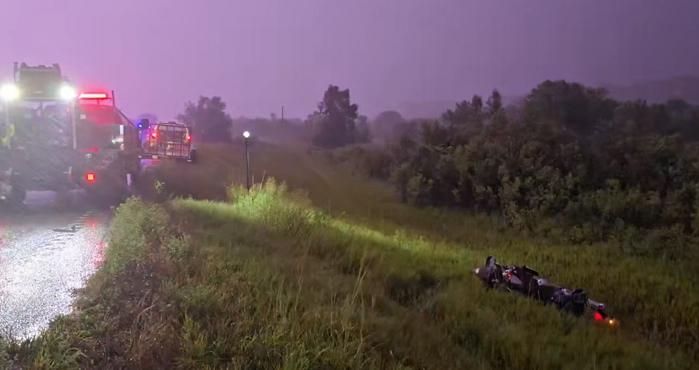 Crash in Storm near Manderson, SD 2025