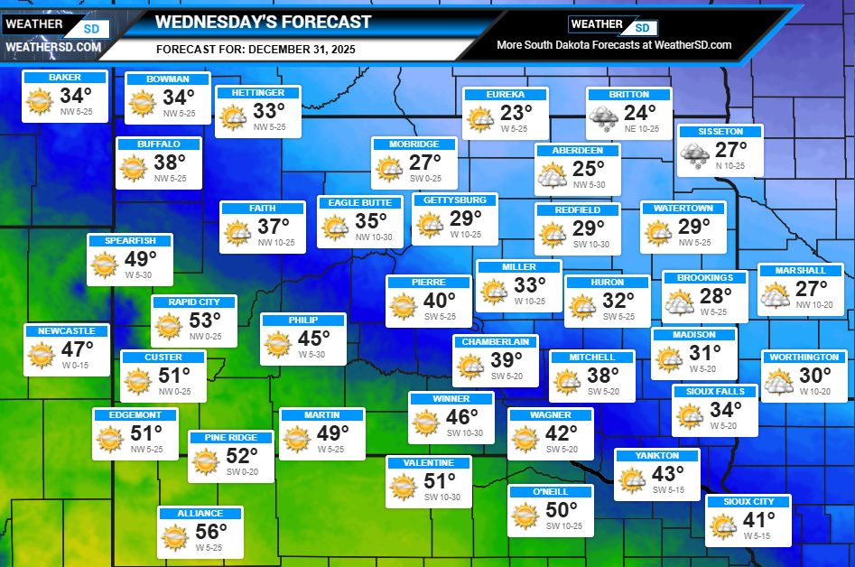 Chilly Start for 2026 in South Dakota